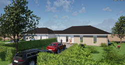 Gyálon eladó új ikerház nagy telekkel