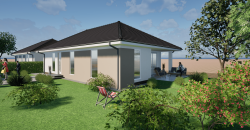 Gyálon eladó új ikerház nagy telekkel