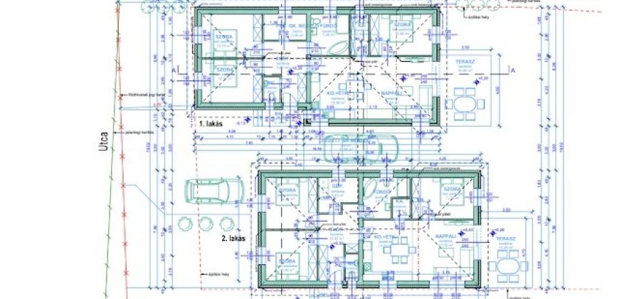 Ócsán eladó új ikerház