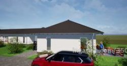 Kakucson eladó új építésű ikerház elülső fele