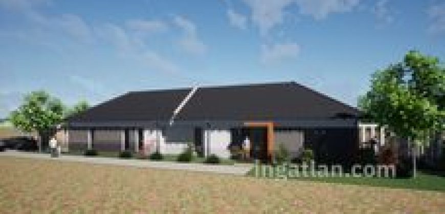 Inárcson eladó új építésű ikerház elülső fele