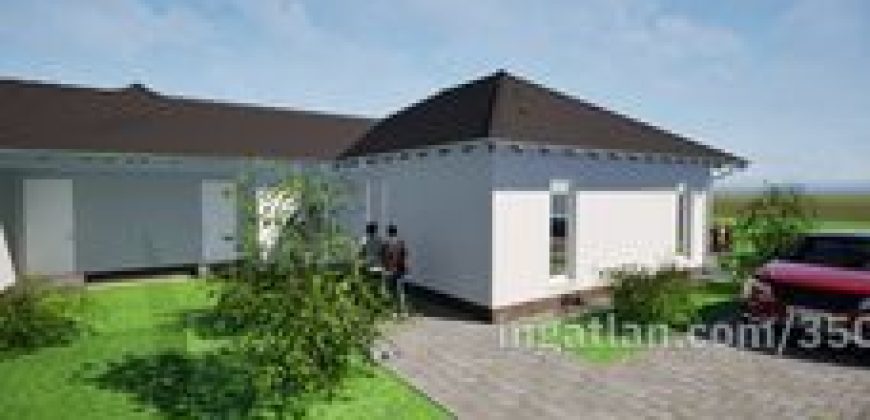 Kakucson eladó új építésű ikerház elülső fele