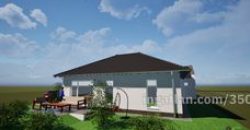 Kakucson eladó új építésű ikerház elülső fele