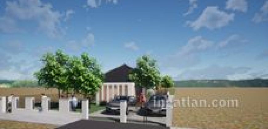 Inárcson eladó új építésű ikerház elülső fele