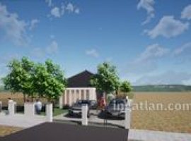 Inárcson eladó új építésű ikerház elülső fele