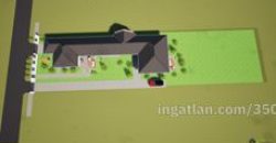 Kakucson eladó új építésű ikerház elülső fele