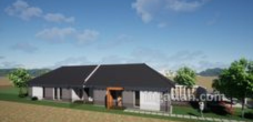 Inárcson eladó új építésű ikerház elülső fele