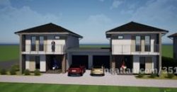 Vecsésen eladó most épülő ikerházi lakások