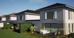 Vecsésen eladó most épülő ikerházi lakások